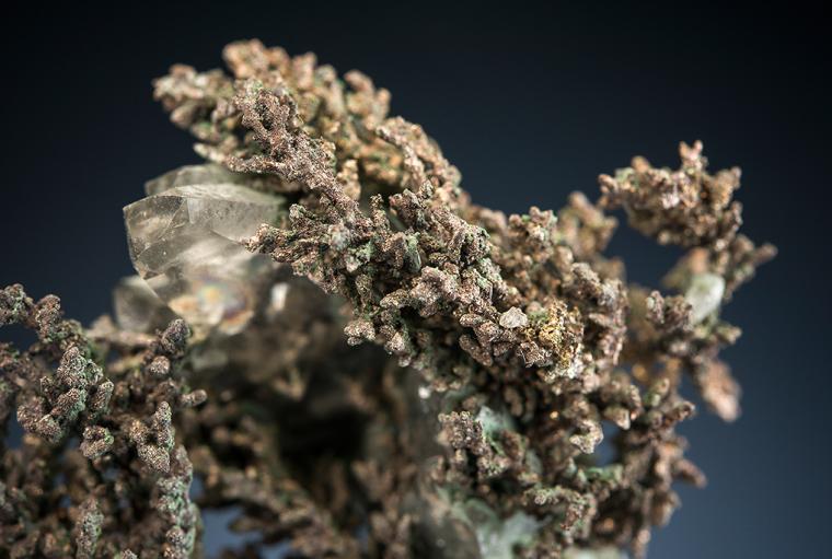 SILVER with CALCITE